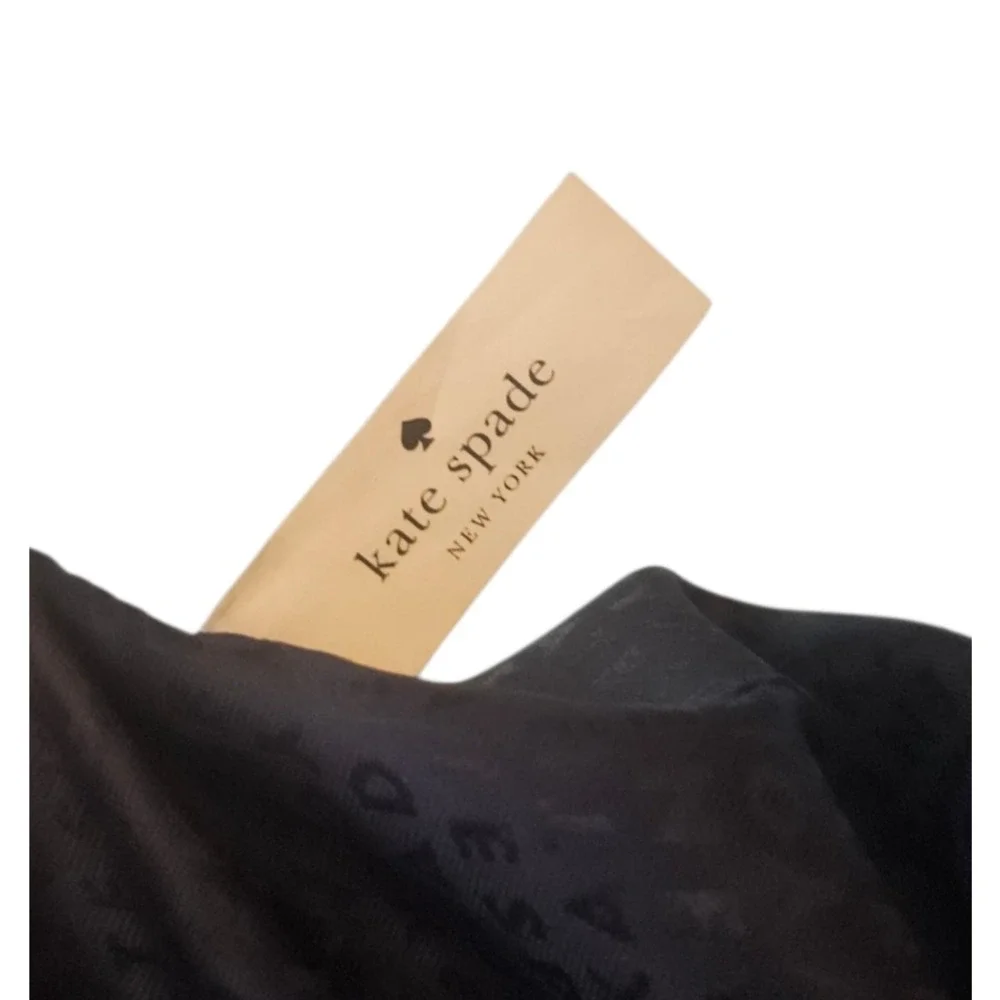 Kate Spade Large Cream and Navy Color Block Tote
